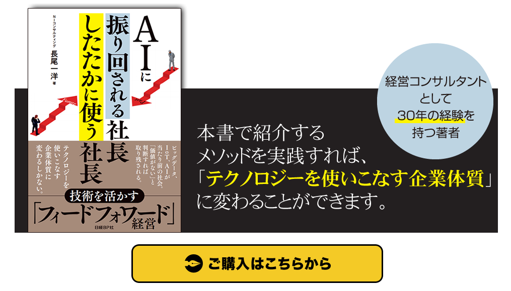 AIに振り回される社長 したたかに使う社長~技術を活かす「フィードフォワード」経営~